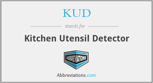 What does kitchen utensil stand for?